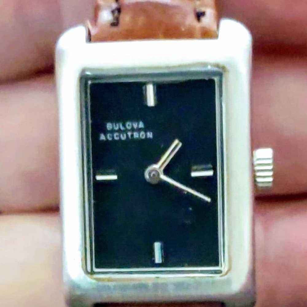 Bulova White Gold Plate Vintage Lady's Accutron - image 6