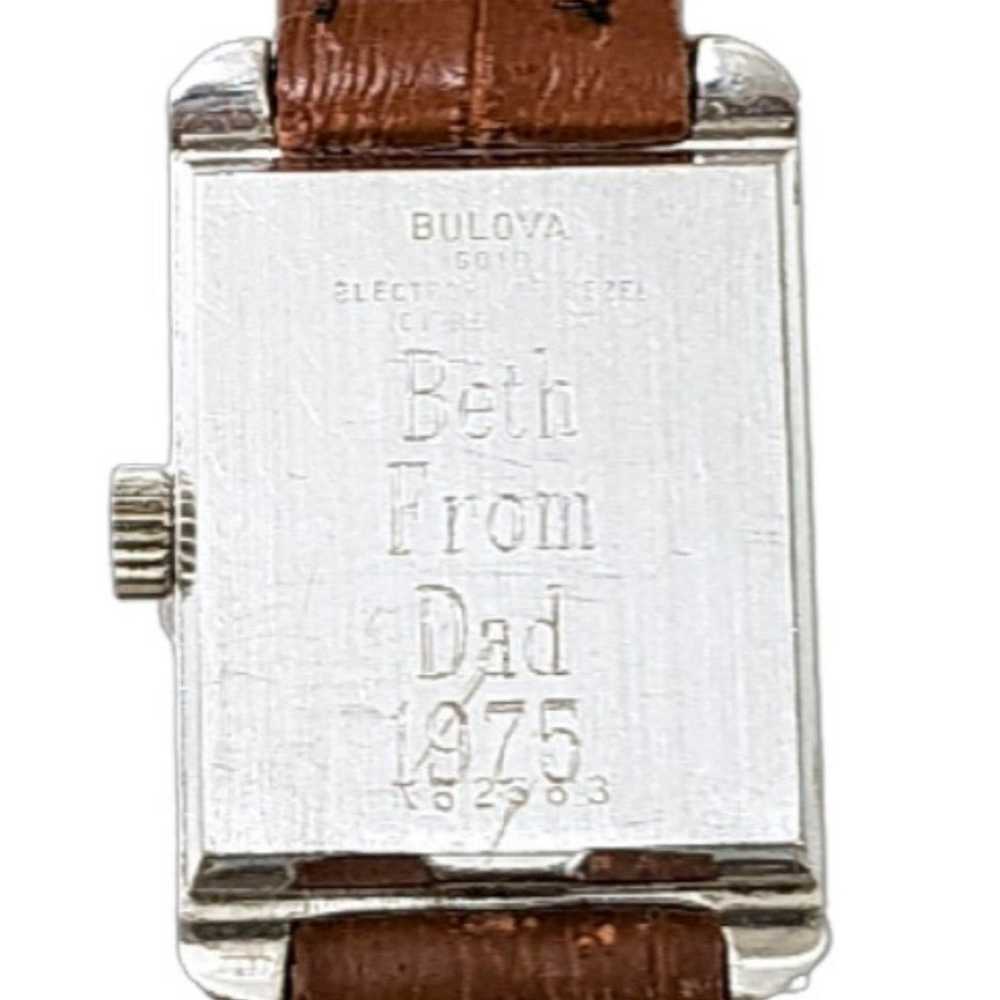 Bulova White Gold Plate Vintage Lady's Accutron - image 7