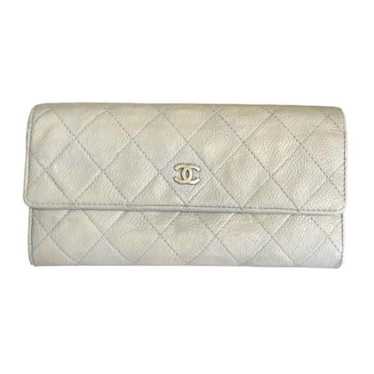 Vintage 【CHANEL】 Matelassé Ladies Long Wallet