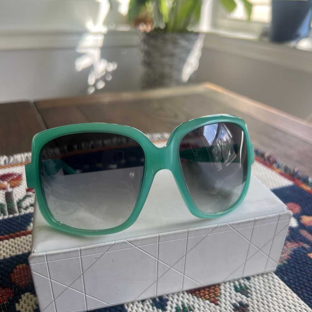 Vintage DIOR 60’s 1 Sunglasses TSB7V Jade Green - image 4