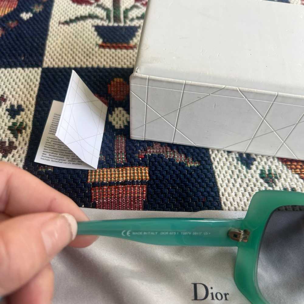 Vintage DIOR 60’s 1 Sunglasses TSB7V Jade Green - image 6