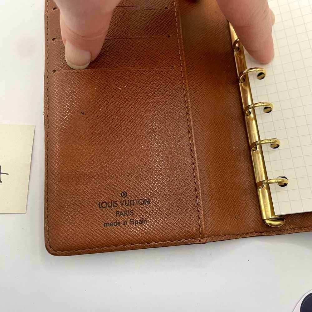 Louis Vuitton PM Small Agenda monogram planner wa… - image 10