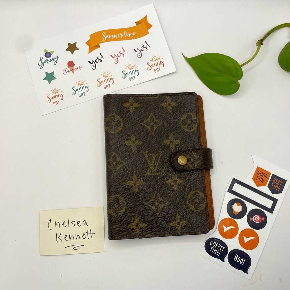 Louis Vuitton PM Small Agenda monogram planner wa… - image 1