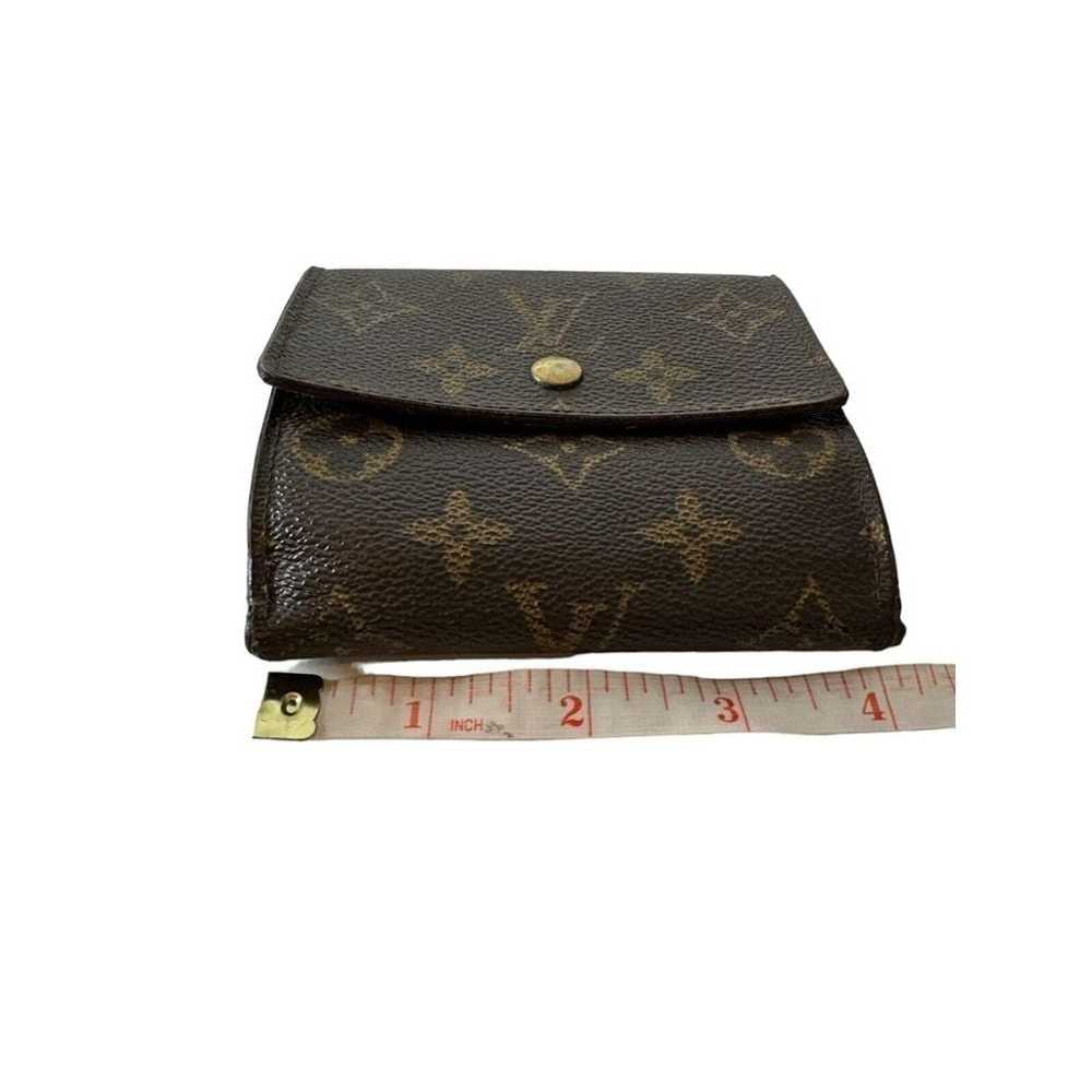 Louis Vuitton Brown & Tan Monogram Elise Wallet V… - image 12