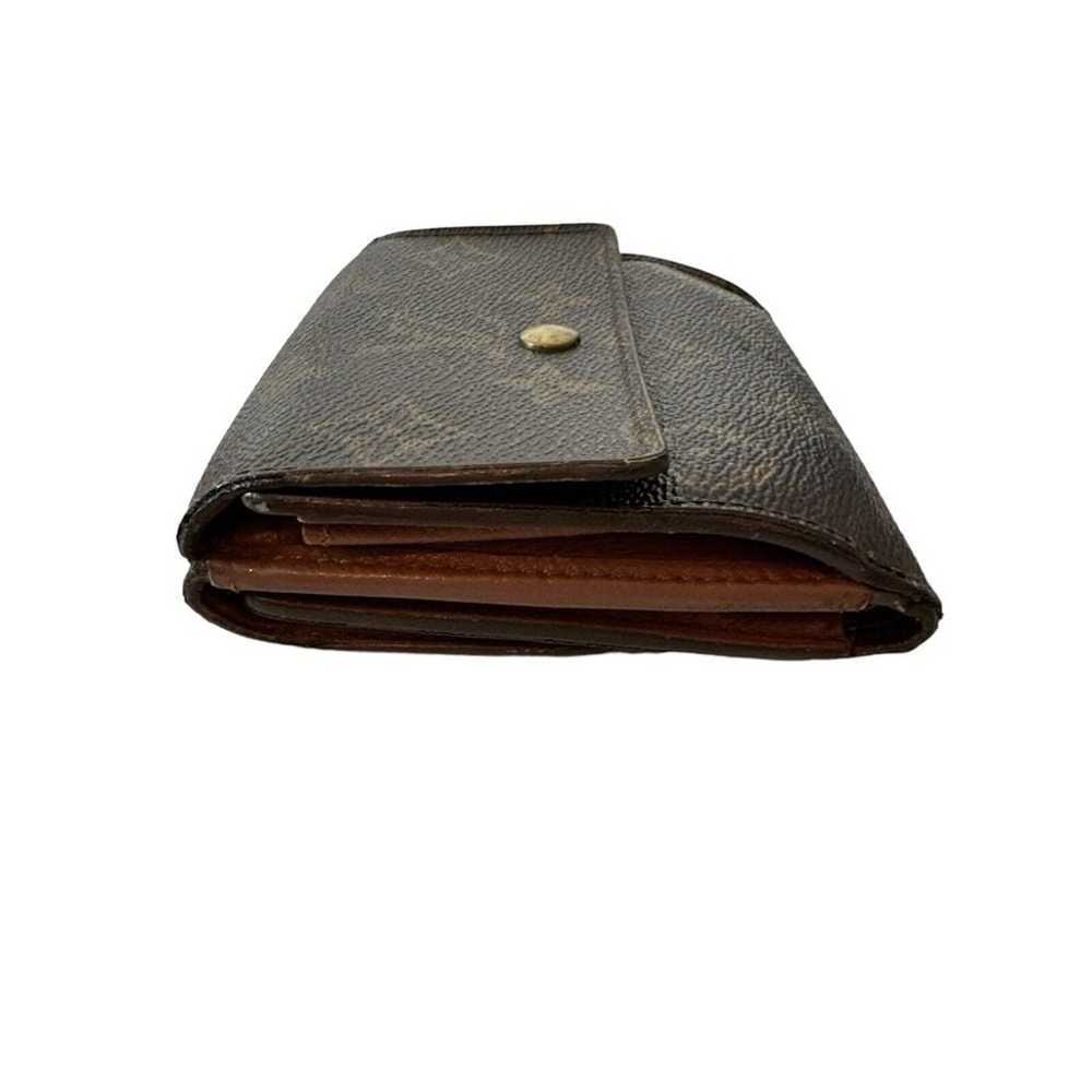 Louis Vuitton Brown & Tan Monogram Elise Wallet V… - image 6