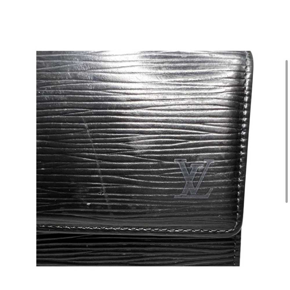 GUC VINTAGE LOUIS VUITTON BLACK WALLET EPI LEATHER - image 3