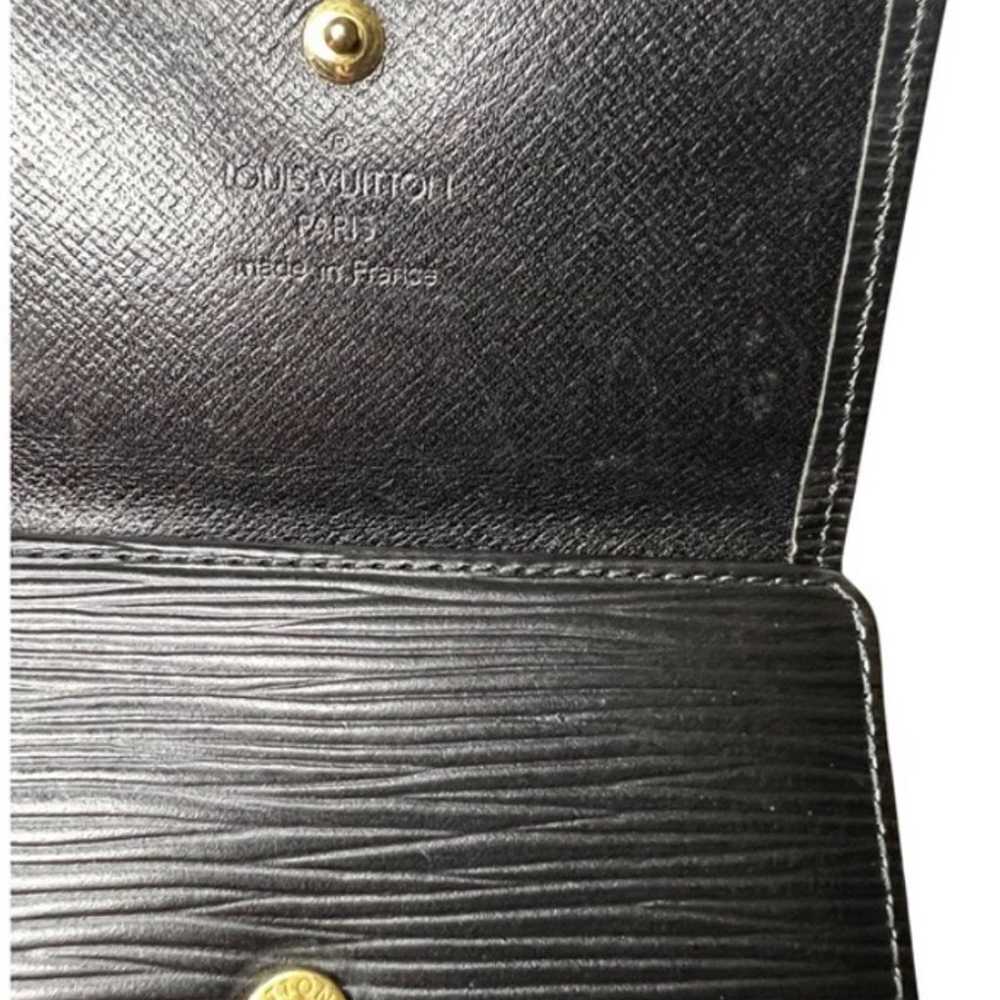 GUC VINTAGE LOUIS VUITTON BLACK WALLET EPI LEATHER - image 9