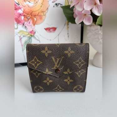 Louis Vuitton Vintage Monogram Elise Trifold Wall… - image 1