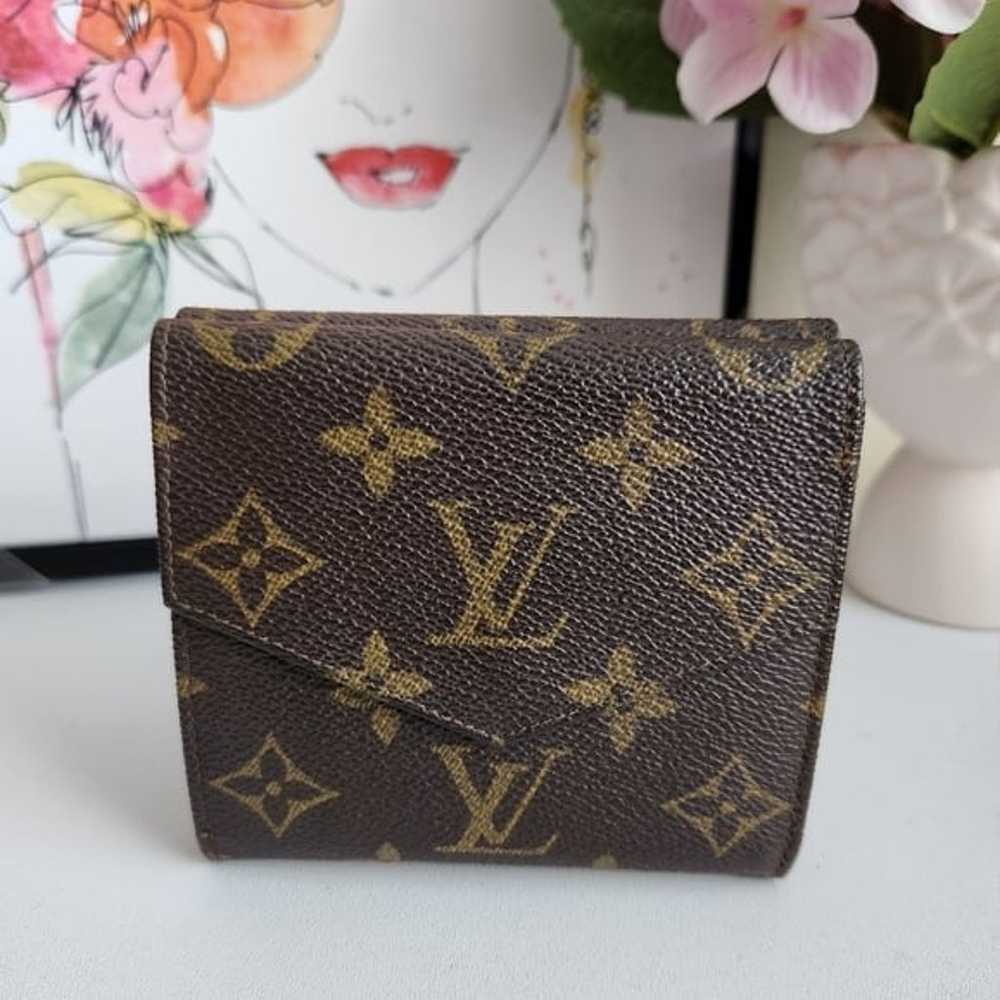 Louis Vuitton Vintage Monogram Elise Trifold Wall… - image 2