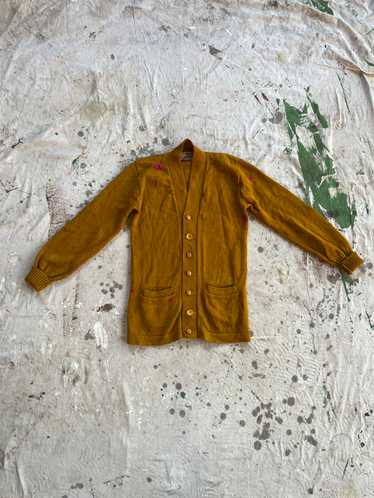 60’s darned wool cardigan - image 1