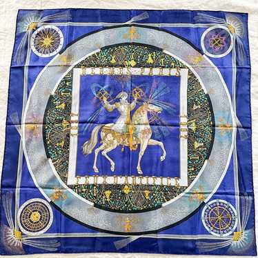 Vintage HERMES Feux d'artifice Silk Scarf 90