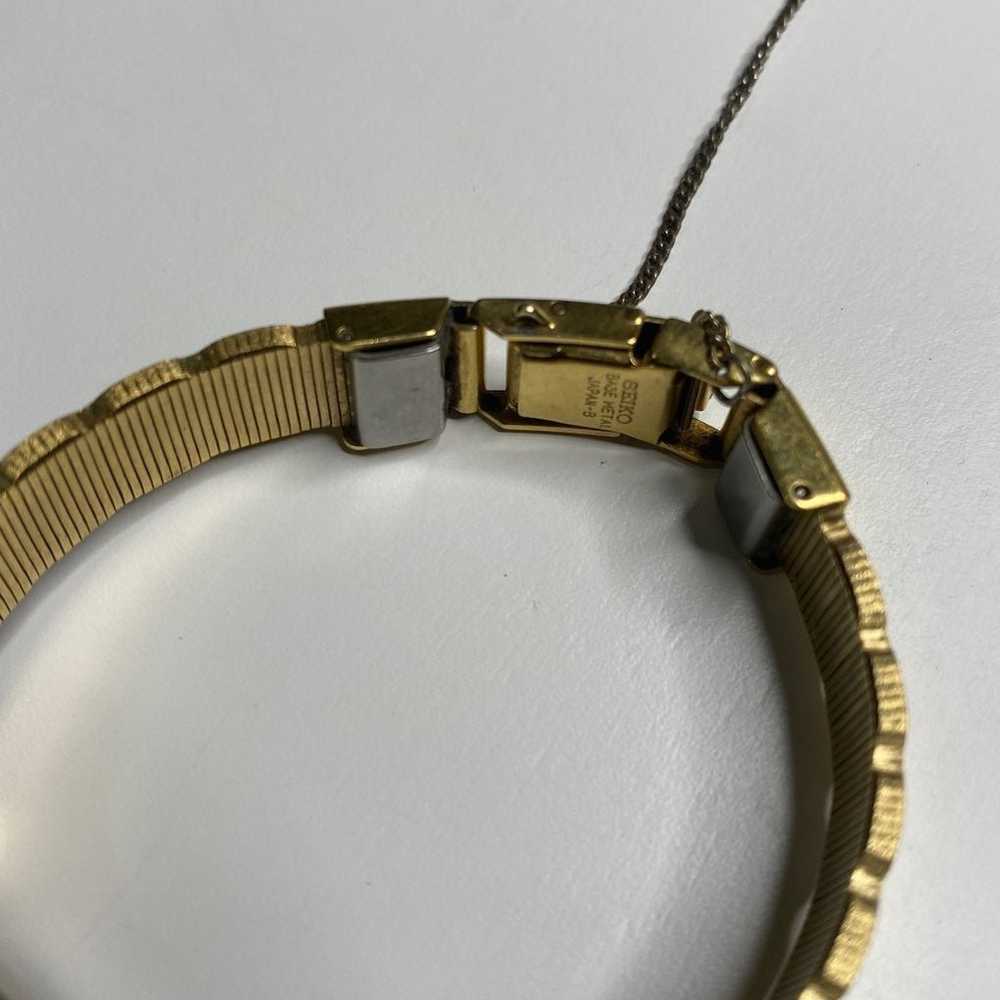 Seiko rare gold tone womens watch - image 11