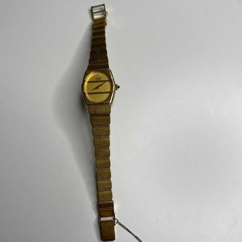 Seiko rare gold tone womens watch - image 1