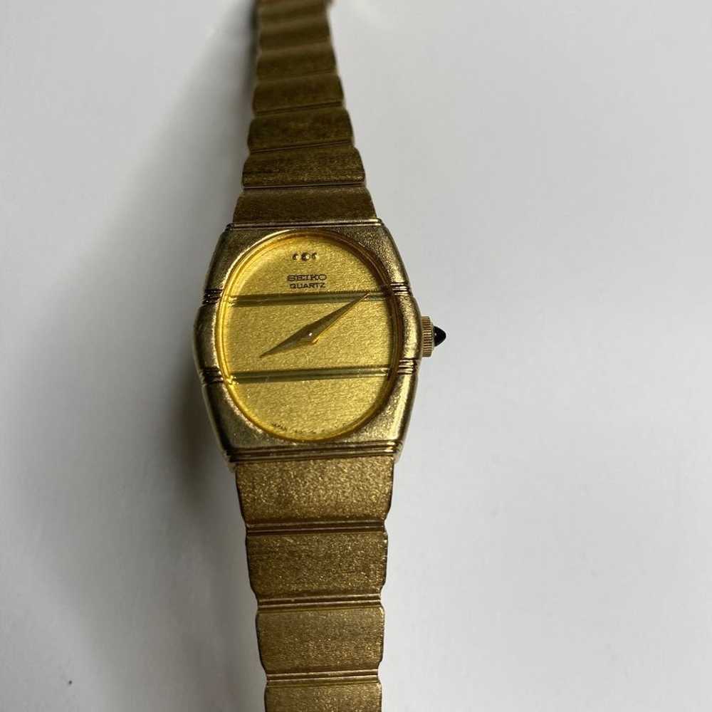 Seiko rare gold tone womens watch - image 2