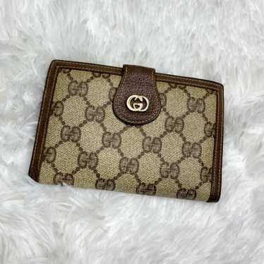 Authentic vintage gucci monogram wallet