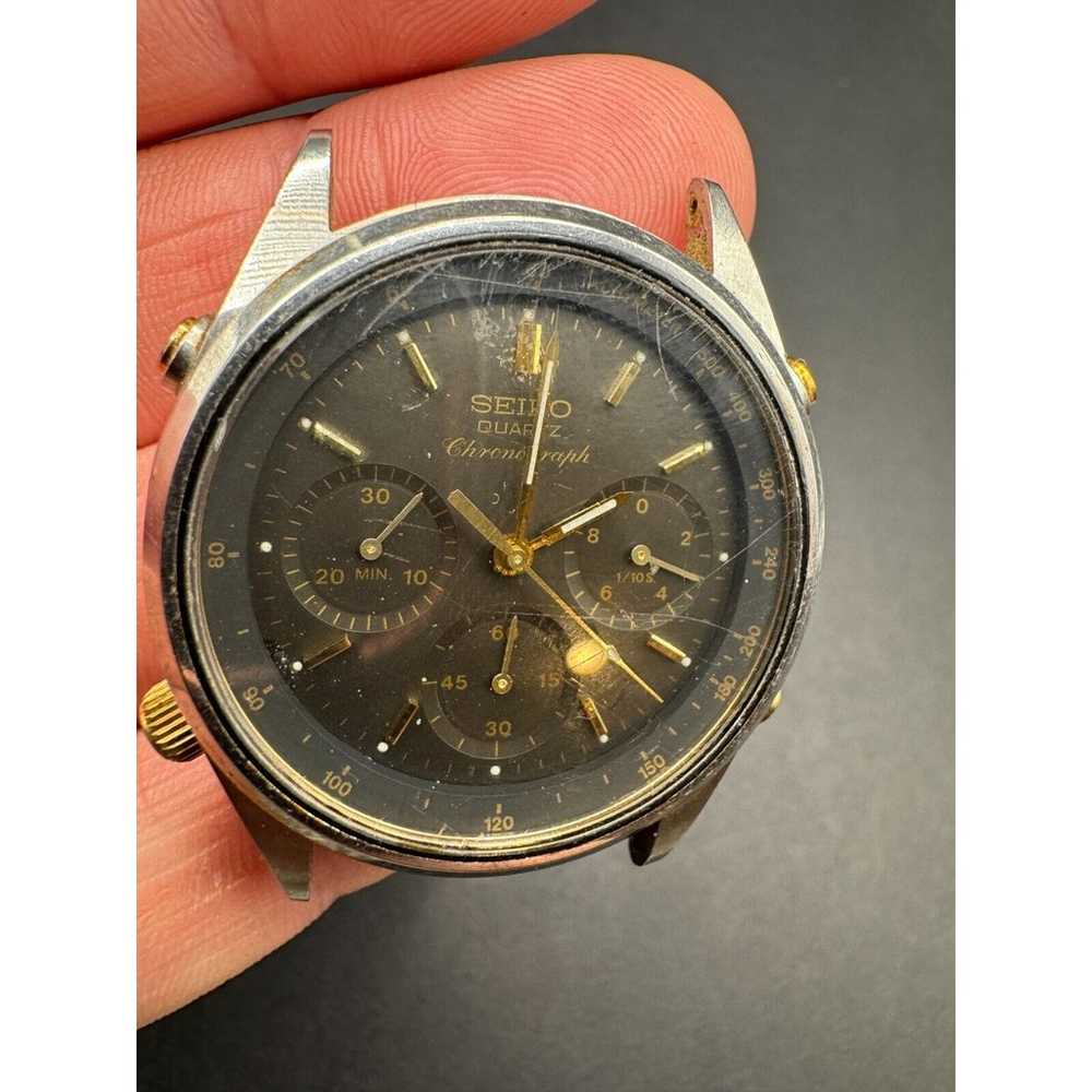 Vintage Seiko Chronograph Quartz Watch 7A28-7020 … - image 10