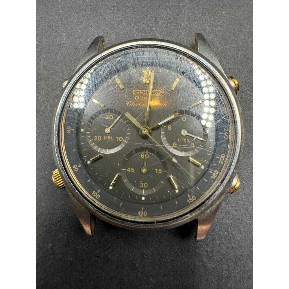 Vintage Seiko Chronograph Quartz Watch 7A28-7020 … - image 2