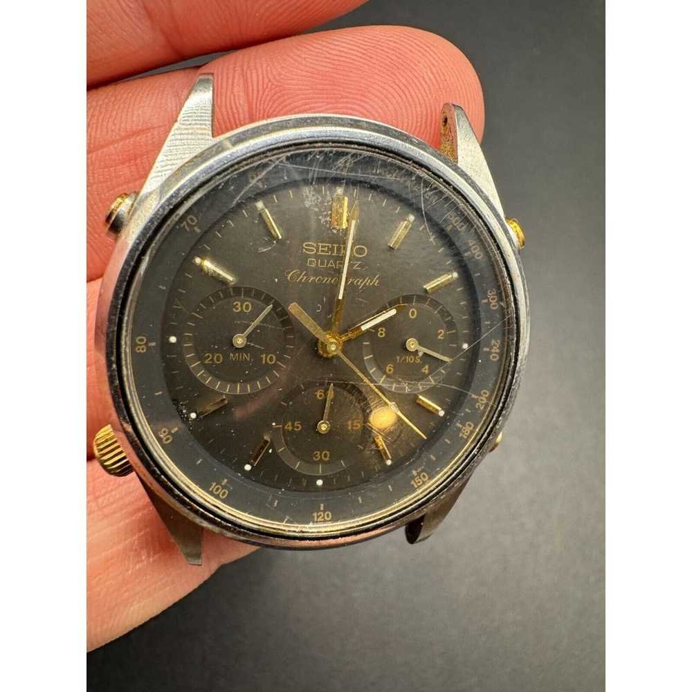 Vintage Seiko Chronograph Quartz Watch 7A28-7020 … - image 9