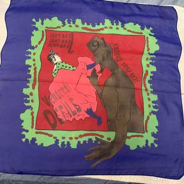 Jean Paul Gaultier vintage 大判スカーフ 86×86 Jean Paul Gaultierジャンポールゴルチエスカーフヴィンテージ