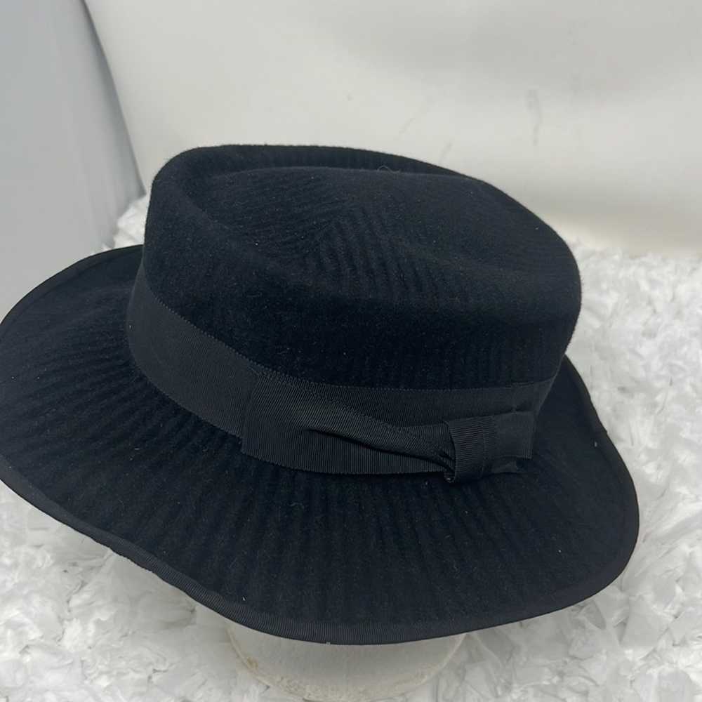 P.R.PATTERSON Fur Felt Bucket Hat Rare One Size - image 3