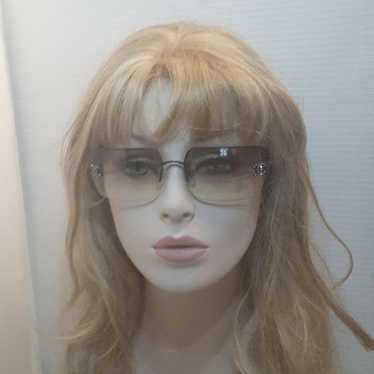 Chanel black rectangle sunglasses - Gem