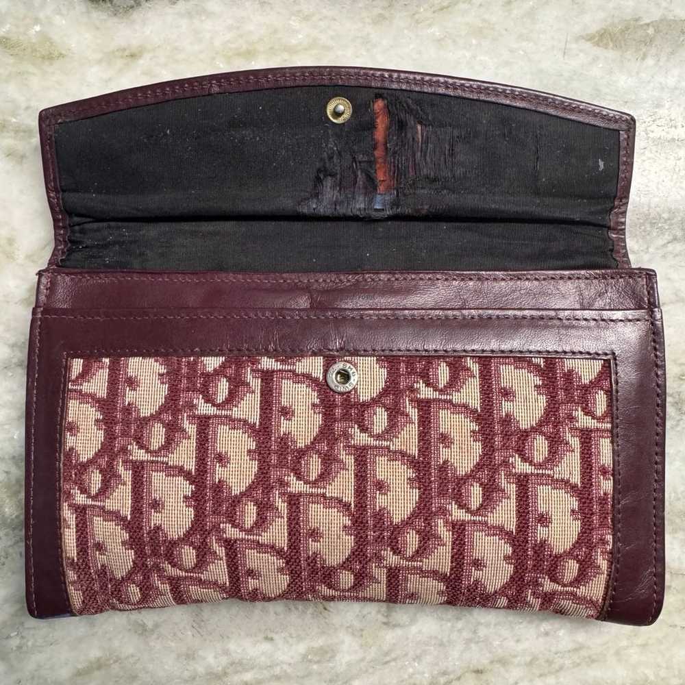 Christian Dior Red Vintage Wallet - image 3