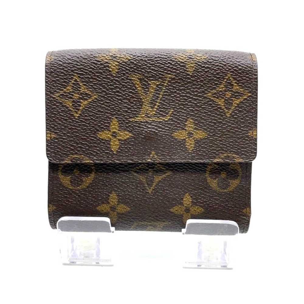 Authentic LV Monogram Porte Monnaie W Hook Leathe… - image 2