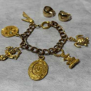 Vintage Old CHANEL Charm Bracelet - image 1