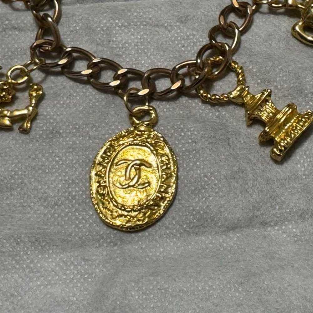 Vintage Old CHANEL Charm Bracelet - image 3