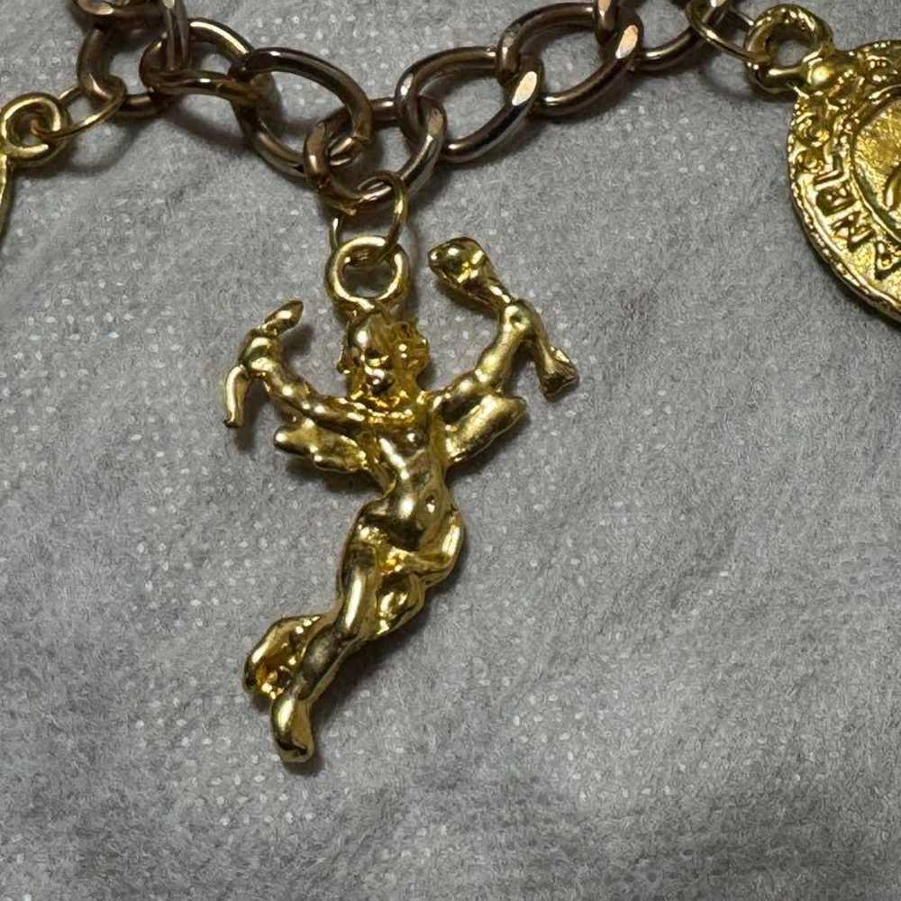 Vintage Old CHANEL Charm Bracelet - image 4