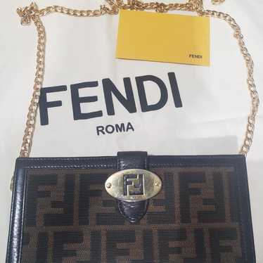 FENDI FF Zucca Wallet on Chain Bag