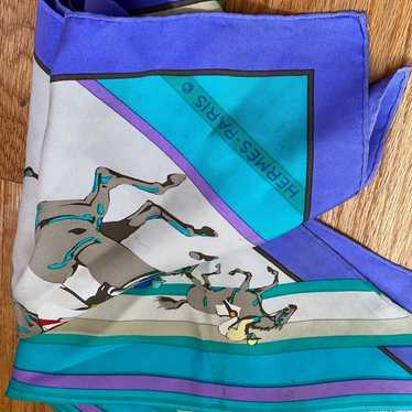 Hermes Vintage Scarf Silk - image 1