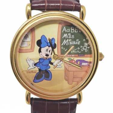 Disney Minnie Teacher Collectible Artist Watch RAR