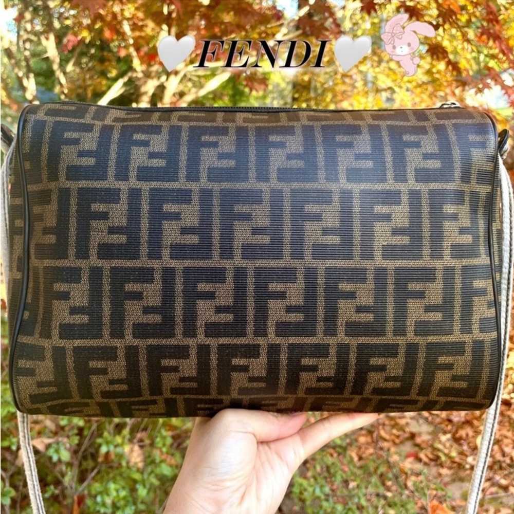 ♥️RARE♥️Auth FENDI Zucca Zucchino Pouch Clutch Po… - image 7