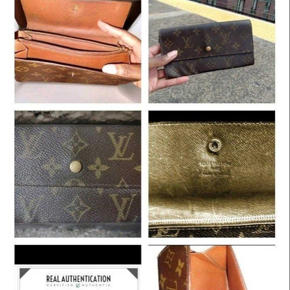 Classic LOUIS VUITTON France Wallet Monogram Sara… - image 4