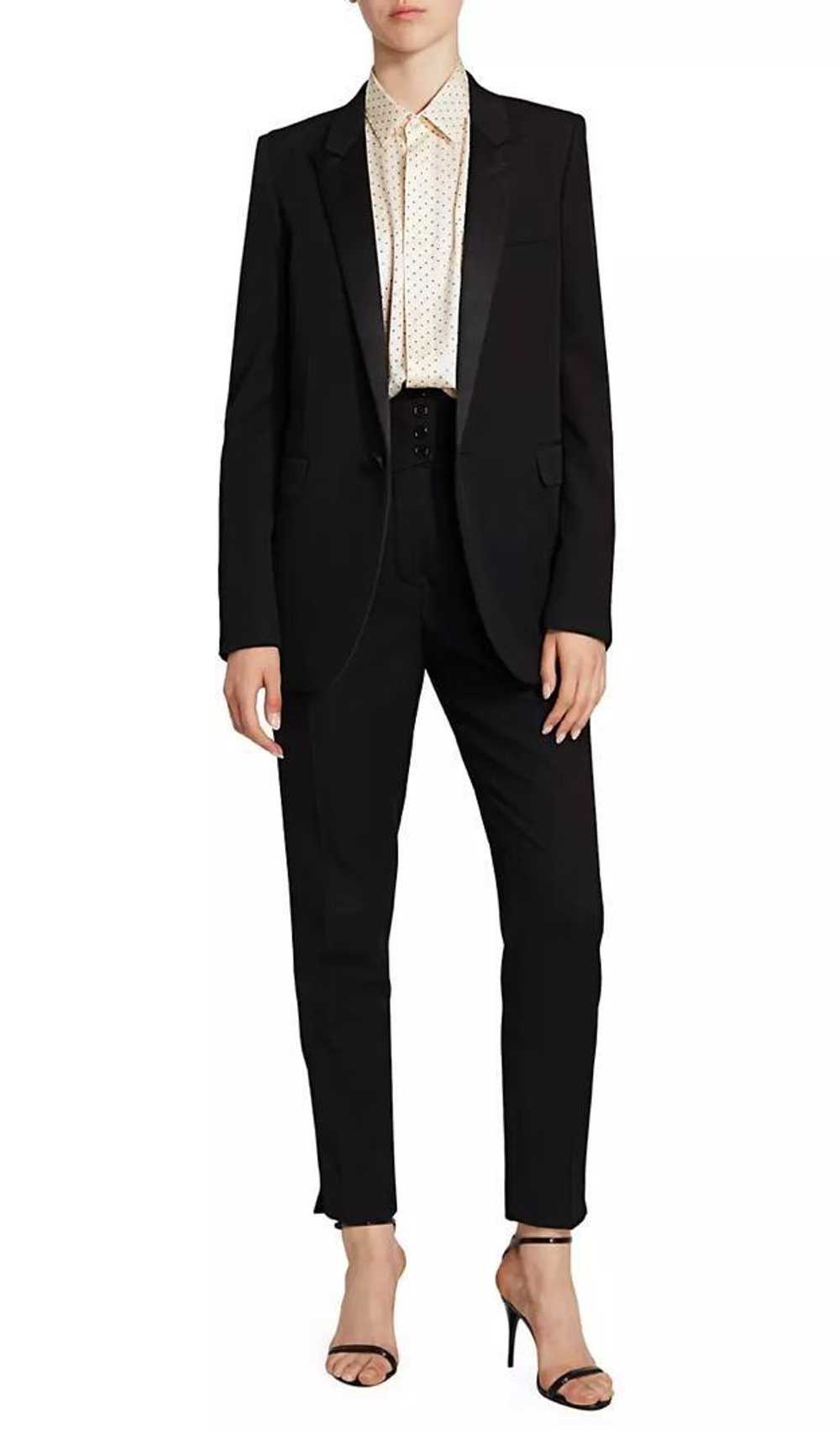 Product Details Black Wool Smoking Blazer/Jacket - image 6