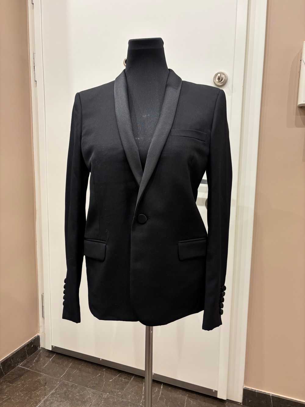 Product Details Black Wool Smoking Blazer/Jacket - image 8