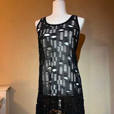 Vintage Y2K Nally & Millie fishnet dress size - image 1