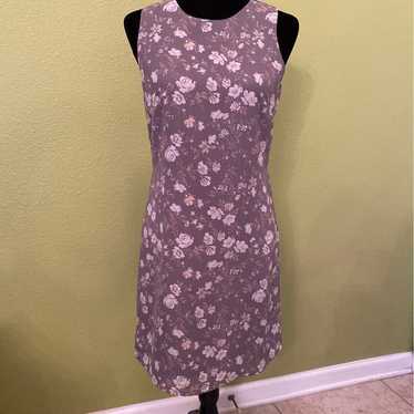 Old navy grey flowered dress. - image 1