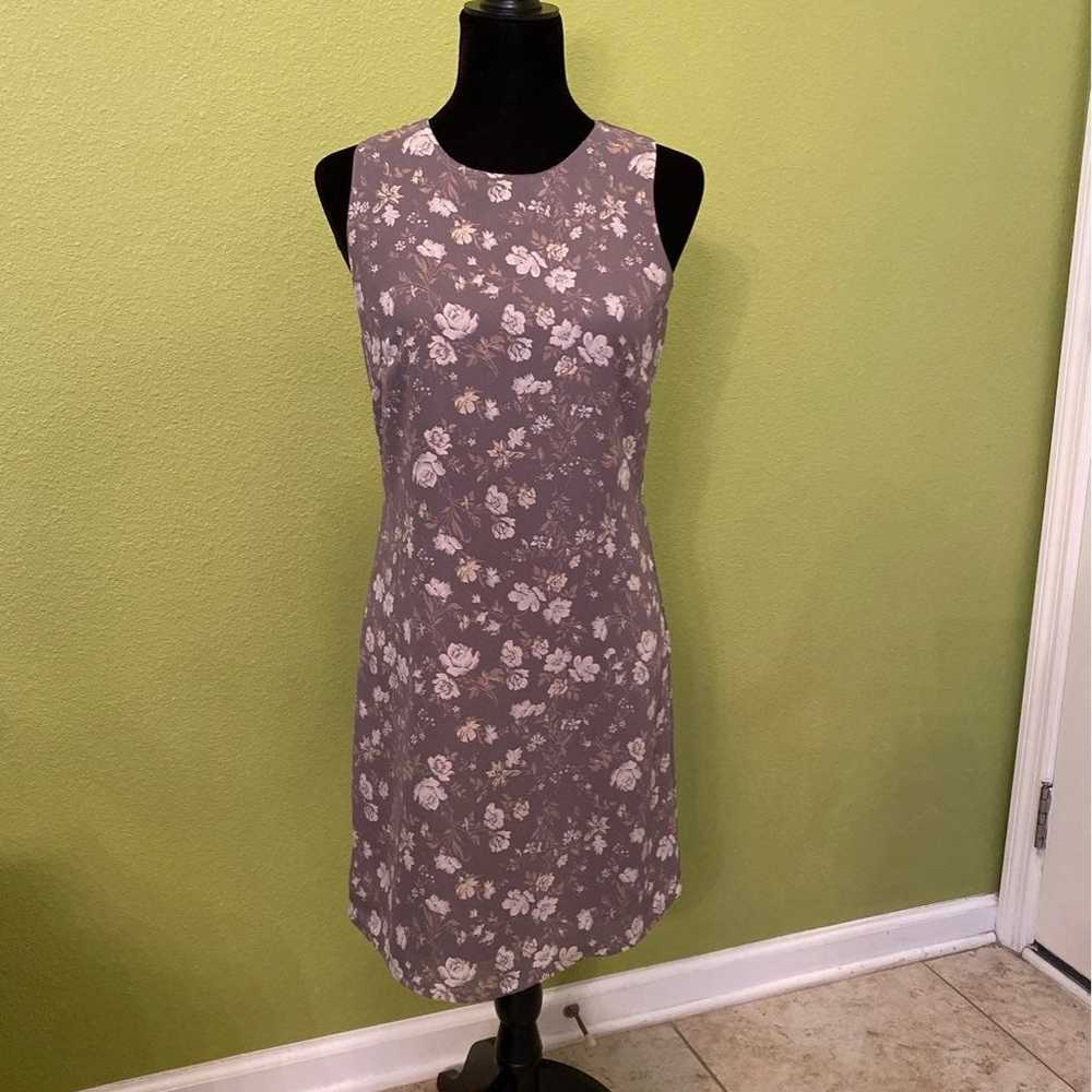 Old navy grey flowered dress. - image 2