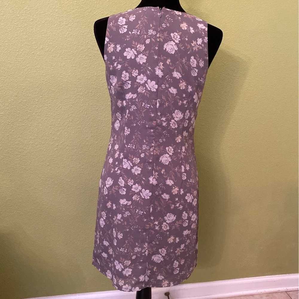 Old navy grey flowered dress. - image 4