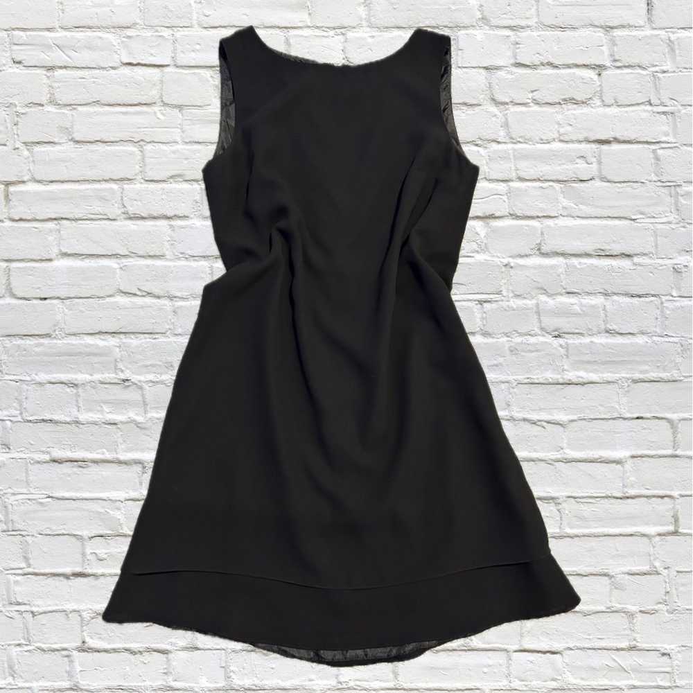 Vintage 90s Liz Claiborne Black Mini Dress - image 1