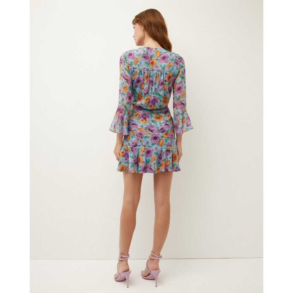 Veronica Beard blue/pink SEAN FLORAL-PRINT DRESS … - image 2