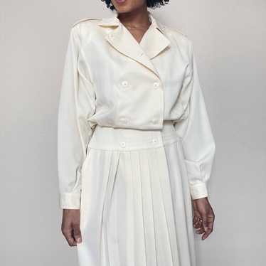 Harve Benard by Benard Holtzman Pleated Long Slee… - image 1