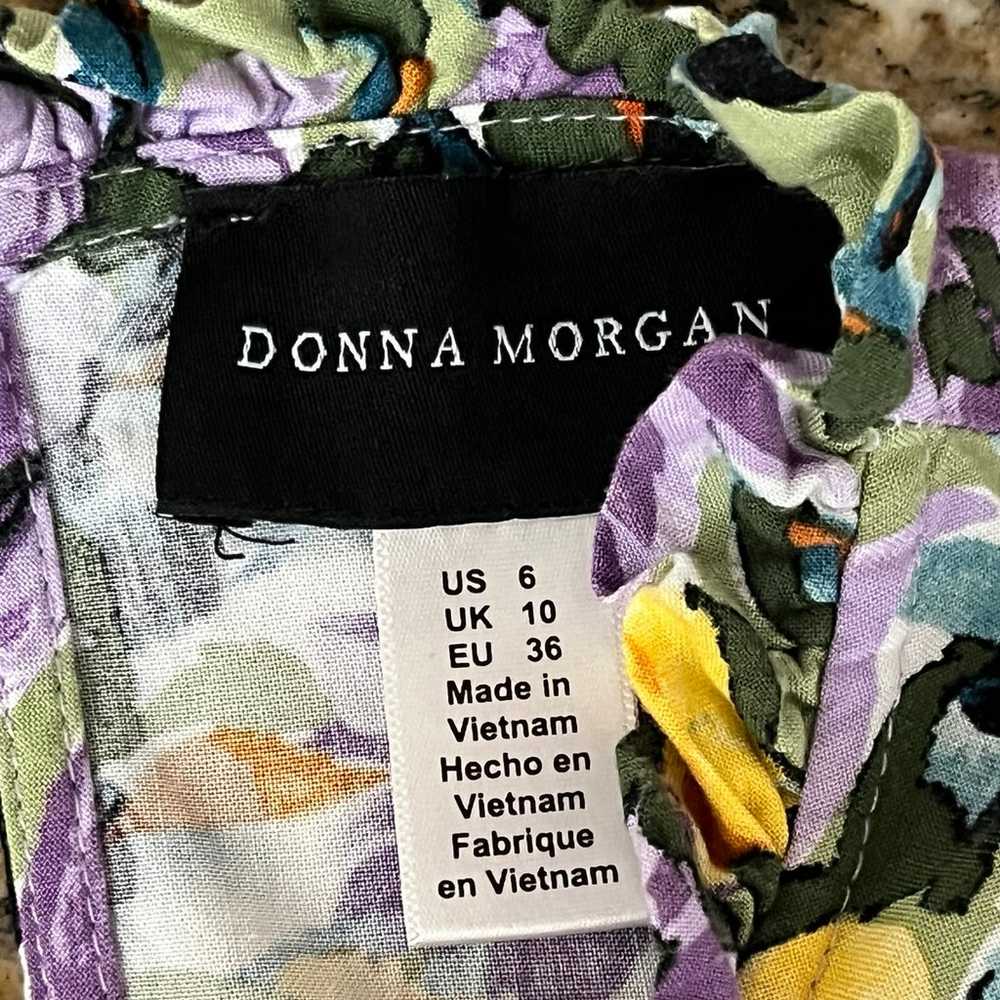 Donna Morgan Lively Ruffle Sleeve Midi Floral Dre… - image 9