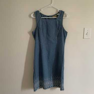 Vintage Cottage Core y2k Denim Dress