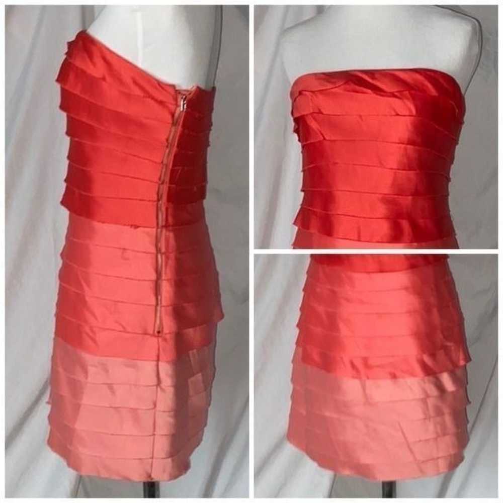 F21, Retro, Pink & Coral Ombre, Raw Hem Tiered Mi… - image 3