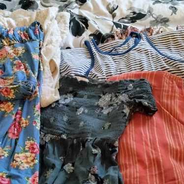 Bundle of long summer dresses