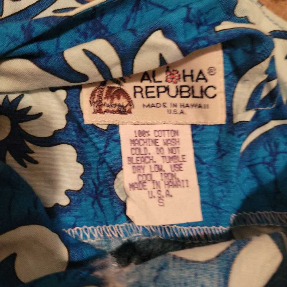 Vintage Aloha republic made in Hawaii little flow… - image 5