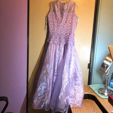 purple prom dress